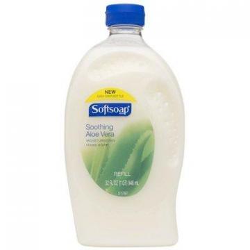Colgate-Palmolive Softsoap Hand Soap Refill, Aloe, 32-oz.