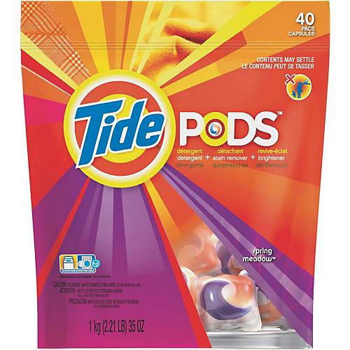 Tide Laundry Detergent, Pod, Spring Meadow, 35-Ct.