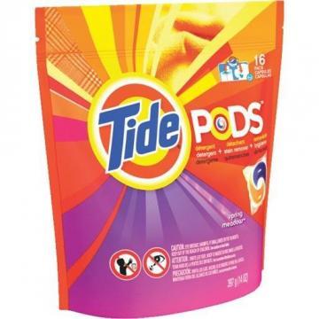 Tide Laundry Detergent, Pod, Ocean Mist, 16-Ct.