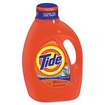 Tide Laundry Detergent, Liquid, HE, Regular Scent, 100-oz.