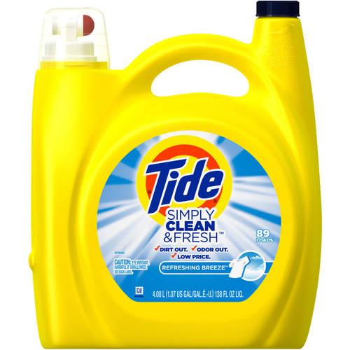 Tide Simply Clean & Fresh Laundry Detergent, Breeze Scent