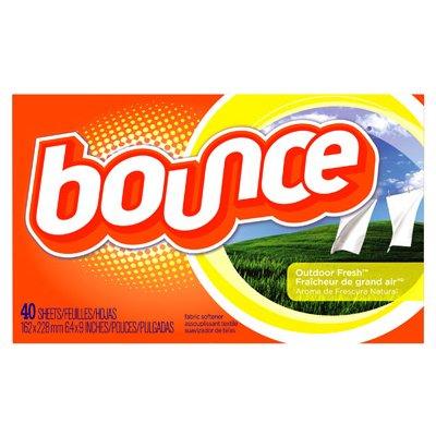 Bounce Fabric Softener Dryer Sheets, Outdoor Fresh, 40-Ct.