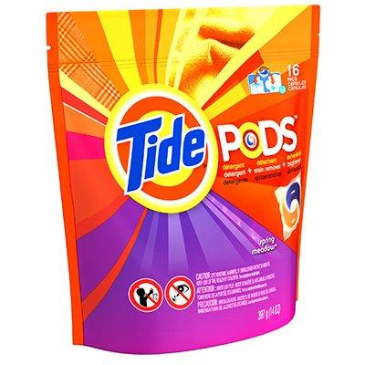Tide Laundry Detergent Pods, Spring Meadow Scent, 16-Ct.