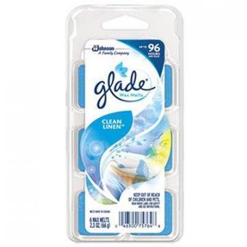 SC Johnson Glade Wax Melts, Clean Linen, 6-Ct.