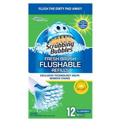 SC Johnson Scrubbing Bubbles 12-Count Citrus Fresh Flushable Pad Refill