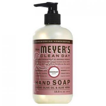 SC Johnson Mrs. Meyer's Clean Day Liquid Hand Soap, Rosemary Scent, 12.5-oz.