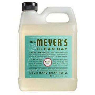 SC Johnson Mrs. Meyer's 33-oz. Clean Day Basil Scent Liquid Hand Soap Refill