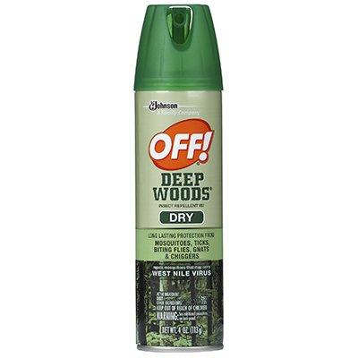 SC Johnson Off! Deep Woods Dry Insect Repellent, 4-oz. Aerosol