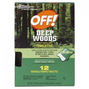 SC Johnson Off! Deep Woods Towelettes, 12-Ct.