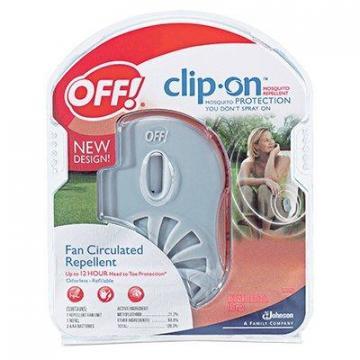SC Johnson Off! Personal Mosquito Repellent, Clip-on Fan