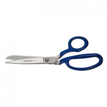 Klein Tools Scissors, Bent, Soft-Touch/Chrome, 8-In.
