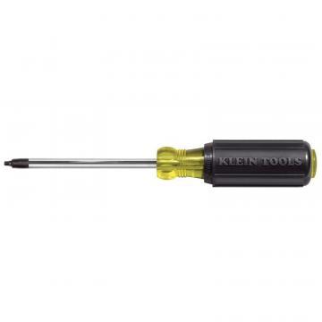 Klein Tools Cushion-Grip No.2 Square-Recess Tip Screwdriver with Round-Shank