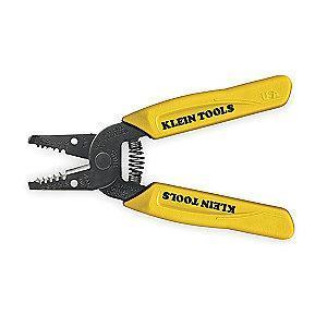 Klein Tools 6-1/4" Solid Wire Stripper, 18 to 10 AWG Capacity