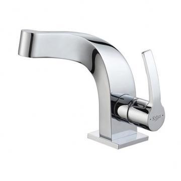 Kraus Typhon Single-Lever Basin Bathroom Faucet in Chrome Finish