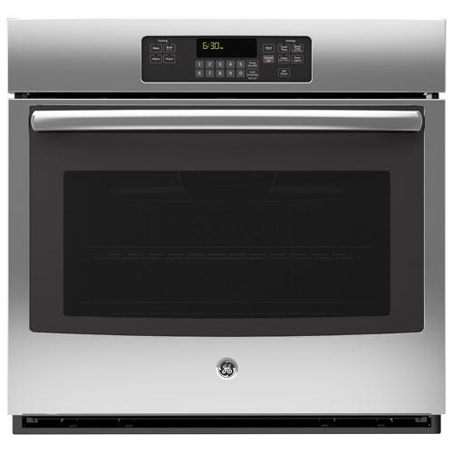 GE 5.0 cu. ft. 30" Electric Self-Cleaning Single Wall Oven in Stainless Steel