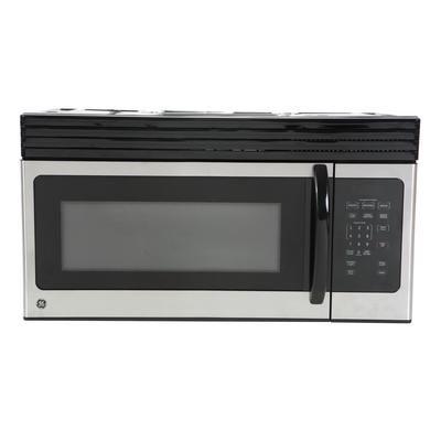 GE Cafe 1.6 cu. ft. Over-The-Range Microwave Oven in Black on Stainless Steel