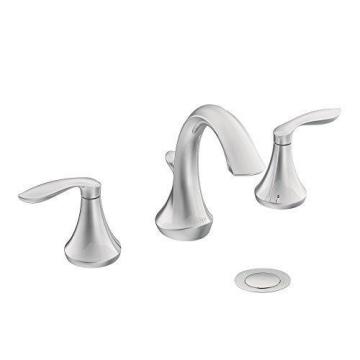 Moen Method 2-Handle Low-Arc Bathroom Faucet in Brushed Nickel Finish