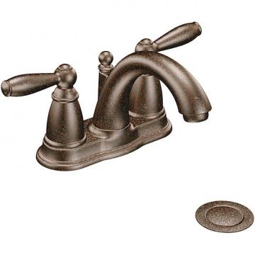 Moen Brantford 2-Handle Bathroom Faucet in Oil Rubbed Bronze Finish