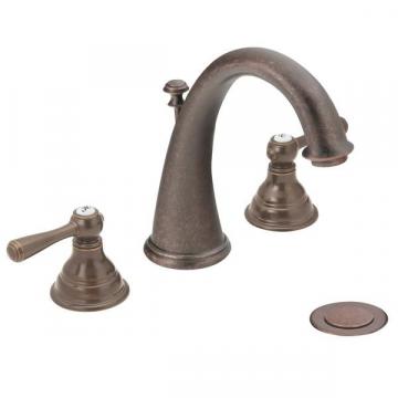 Moen Kingsley Widespread 2-Handle Bathroom Faucet in Oil Rubbed Bronze Finish