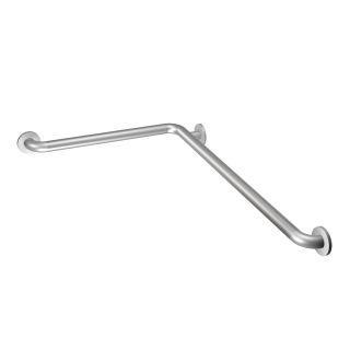 Moen 24" x 36" L-Shaped Grab Bar in Stainless Steel Peened with SecureMount Anchors