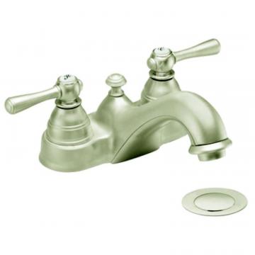 Moen Kingsley 2-Handle Bathroom Faucet in Brushed Nickel Finish