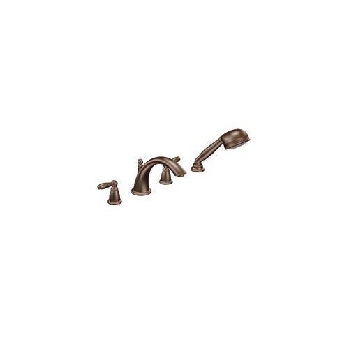 Moen Brantford Roman Bath Faucet with Hand Shower in Oil-Rubbed Bronze Finish