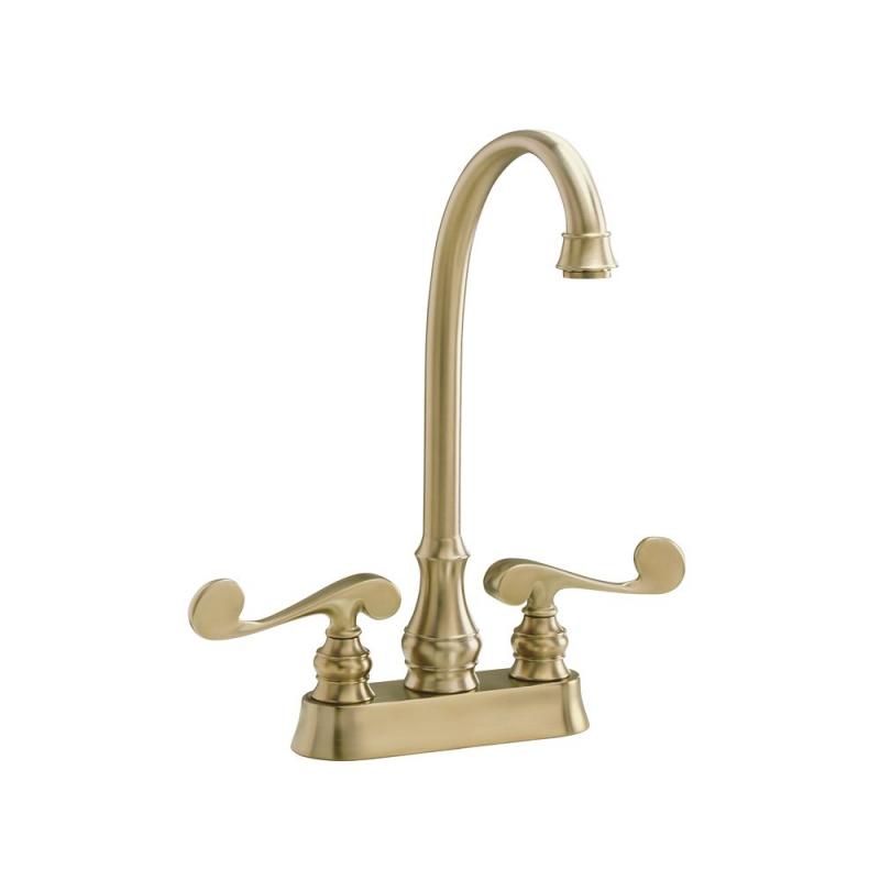 Kohler Revival Entertainment Sink Faucet In Vibrant Brushed Bronze