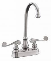 Kohler Revival Entertainment Sink Faucet In Vibrant Brushed Nickel