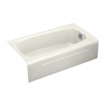 Kohler Seaforth 4 Feet 6" Cast Iron Drop-in Non Whirlpool Bathtub in Biscuit