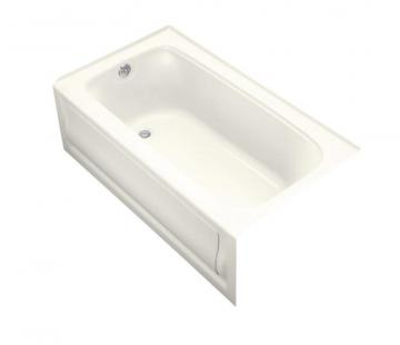 Kohler Bancroft 5' Bathtub with Left-Hand Drain in Biscuit