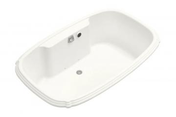 Kohler Portrait 5' 6" Drop-in Whirlpool Bathtub in White