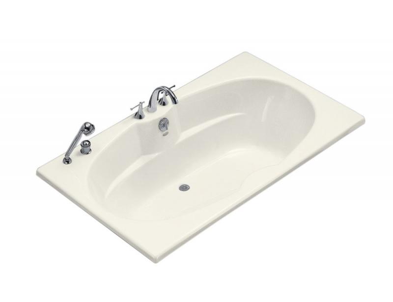 Kohler 6' Drop-in or Alcove Bathtub in Biscuit