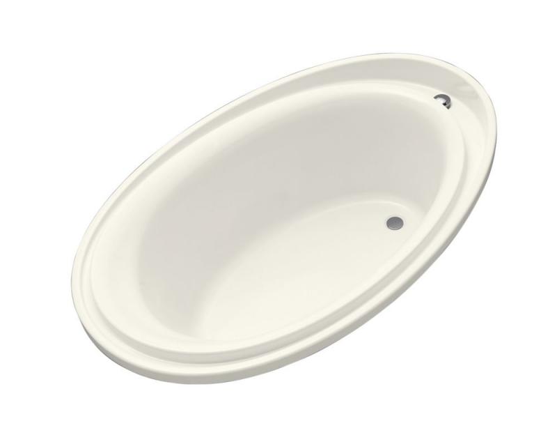 Kohler Purist 6' Acrylic Drop-in Non Whirlpool Bathtub in Biscuit