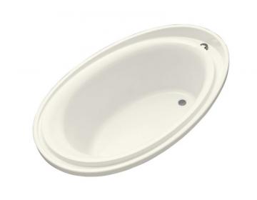 Kohler Purist 6' Acrylic Drop-in Non Whirlpool Bathtub in Biscuit