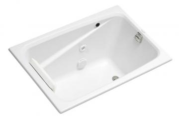 Kohler Greek 4 Feet Whirlpool Bathtub in White