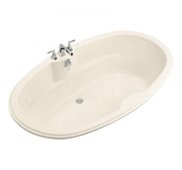 Kohler 6' Oval Drop-in Bathtub in Almond