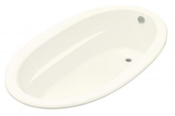 Kohler Sunward 6' Acrylic Drop-in Non Whirlpool Bathtub in Biscuit