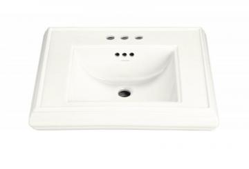 Kohler Memoirs Bathroom Pedestal Sink Basin in White