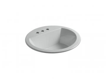 Kohler Bryant Round Self-Rimming Bathroom Sink with 4" Centres