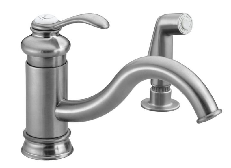 Kohler Fairfax Single-Control Kitchen Sink Faucet In Brushed Chrome