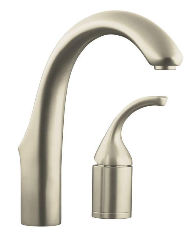 Kohler Forté Entertainment Kitchen Sink Faucet, Less Sidespray In Vibrant Brushed Nickel