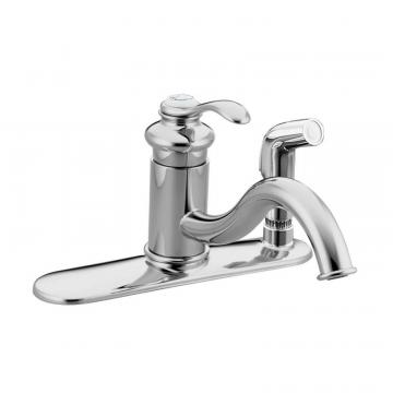 Kohler Fairfax Single-Control Kitchen Sink Faucet In Polished Chrome