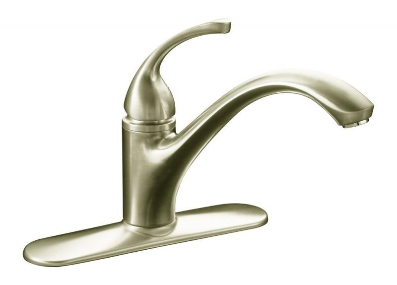 Kohler Forté Single-Control Kitchen Sink Faucet With Escutcheon And Lever Handle
