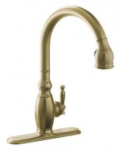 Kohler Vinnata Kitchen Sink Faucet In Vibrant Brushed Bronze
