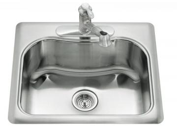 Kohler Staccato Single-Basin Self-Rimming Kitchen Sink