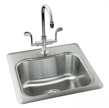 Kohler Staccato Single-Basin Self-Rimming Entertainment Kitchen Sink
