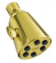 Kohler City Club Single-Function Showerhead in Vibrant Polished Brass