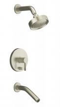 Kohler Stillness Rite-Temp Pressure-Balancing Bath/Shower Faucet in Vibrant Brushed Nickel