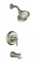 Kohler Bancroft Rite-Temp Pressure-Balancing Bath/Shower Faucet in Vibrant Brushed Nickel