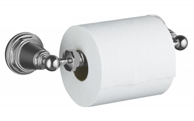 Kohler Pinstripe Toilet Tissue Holder in Polished Chrome